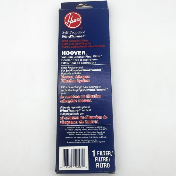 Hoover Windtunnel Self Propelled Upright Vacuum Replacement Filter 40110001-NOB - Picture 2 of 3